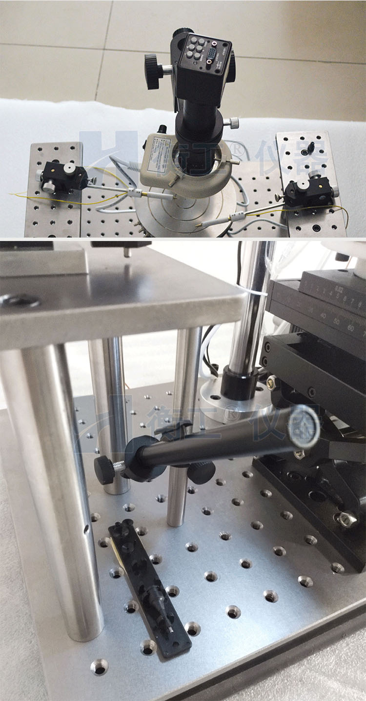 衡工HGPS100探針臺 探針臺 半導體芯片測試臺 太陽電池IV樣品臺 真空吸附載臺 裂紋檢測顯微鏡成像